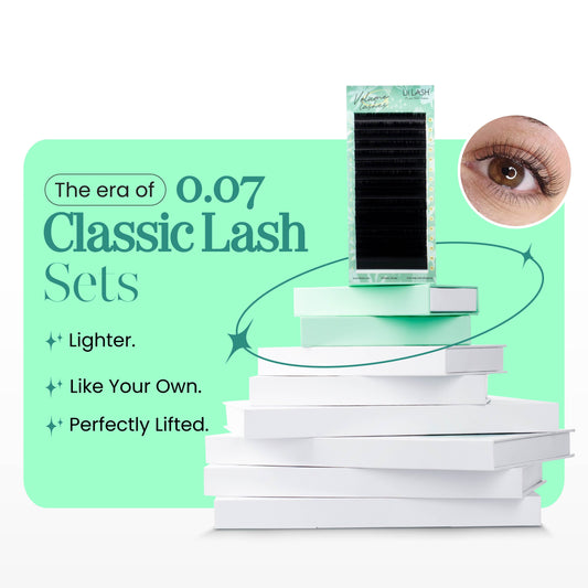 The Era of 0.07 Classic Lash Sets:  The #1 Trend for Ultra-natural Looks