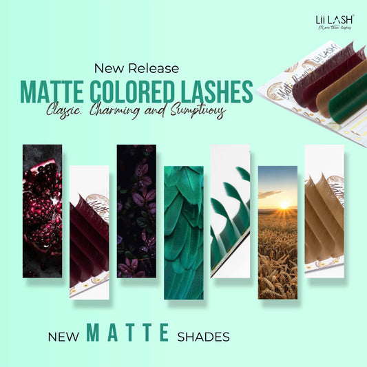 Matte Lash Extensions: New Enchanting Shades from Exclusive 2025 Summer/Fall Collection