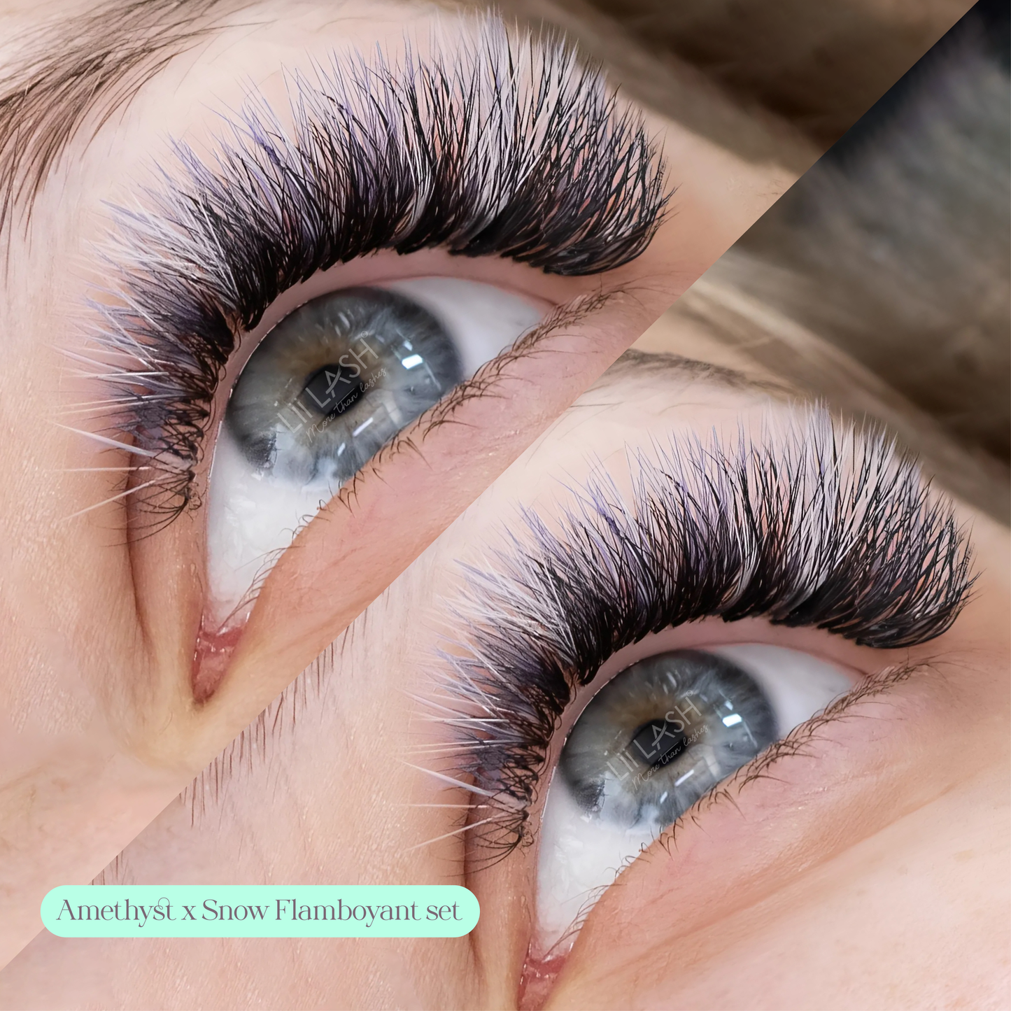 Matte Colored Lashes - Amethyst