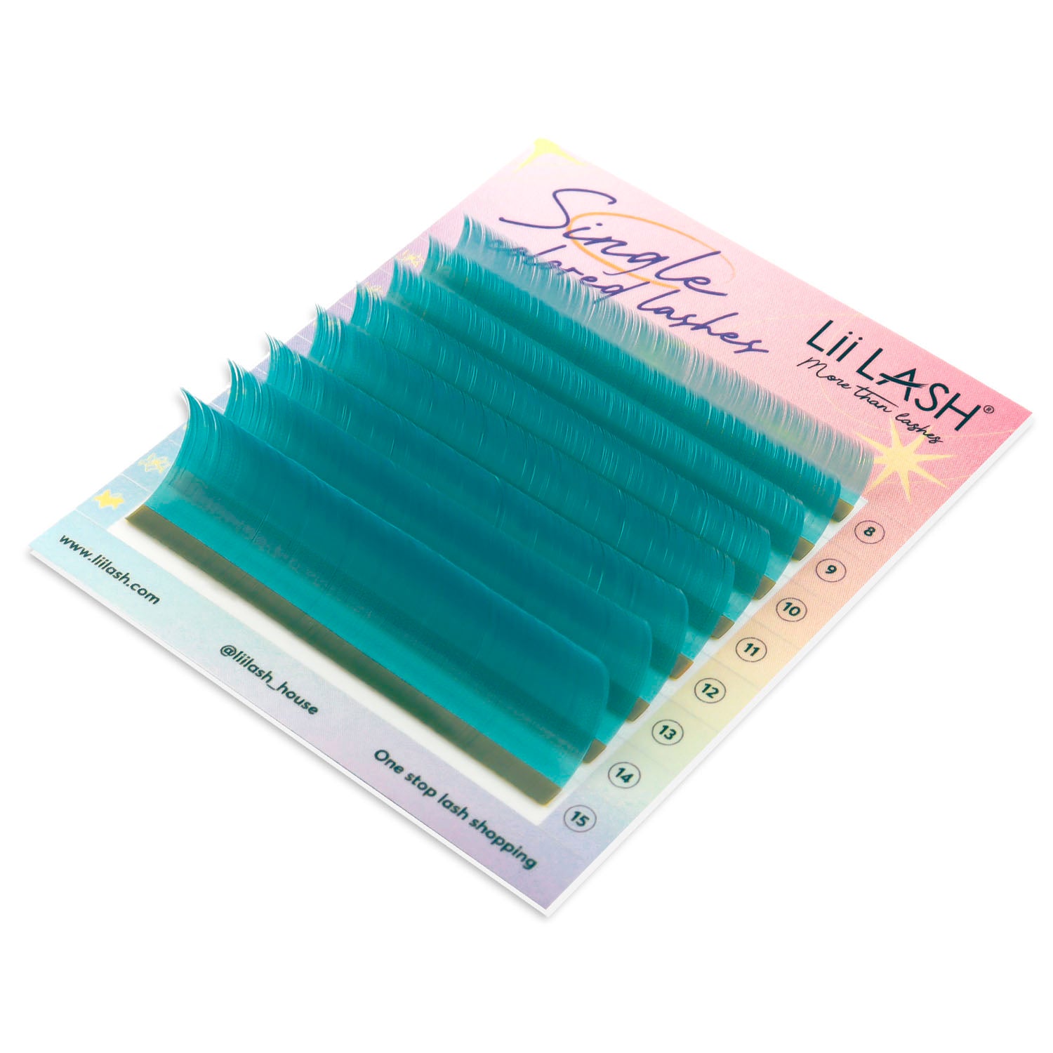 Aqua-Blue-Colored-Lashes-0.05mm