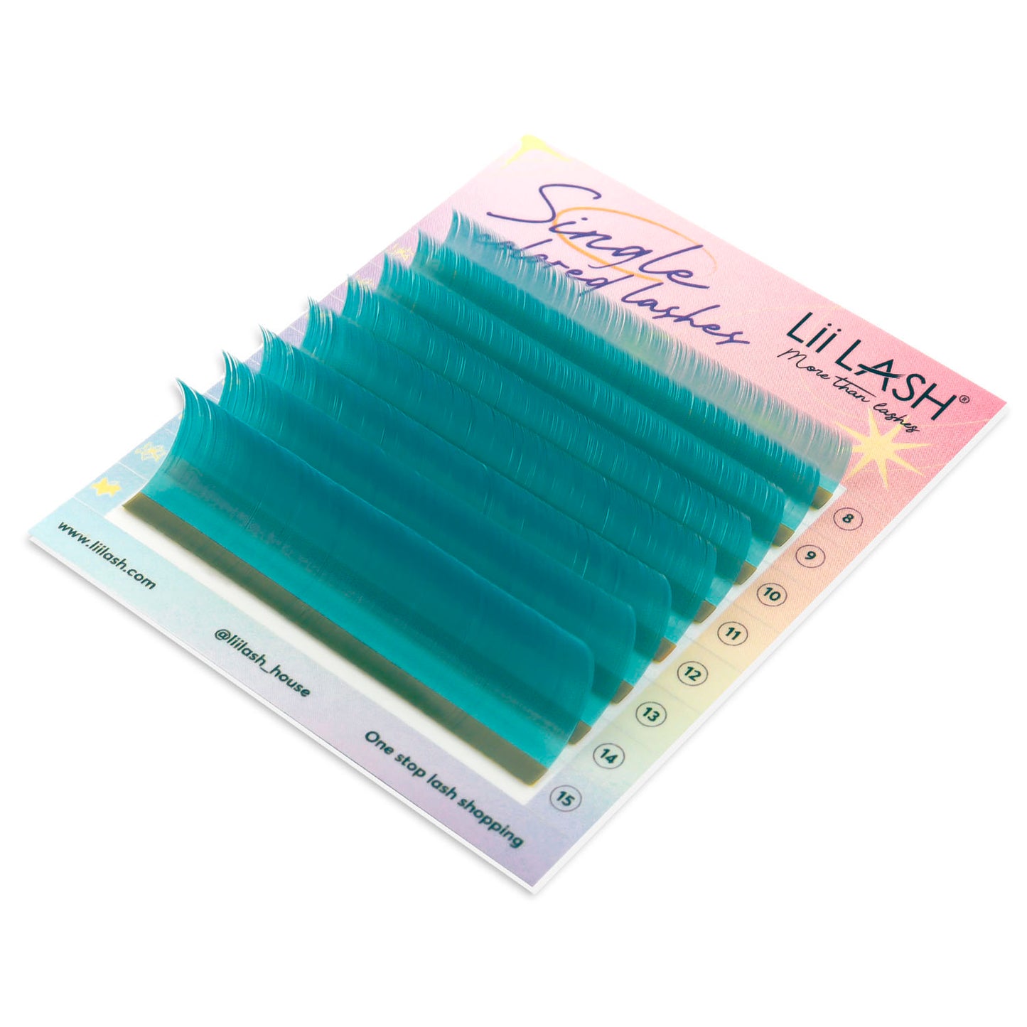 Aqua-Blue-Colored-Lashes-0.05mm