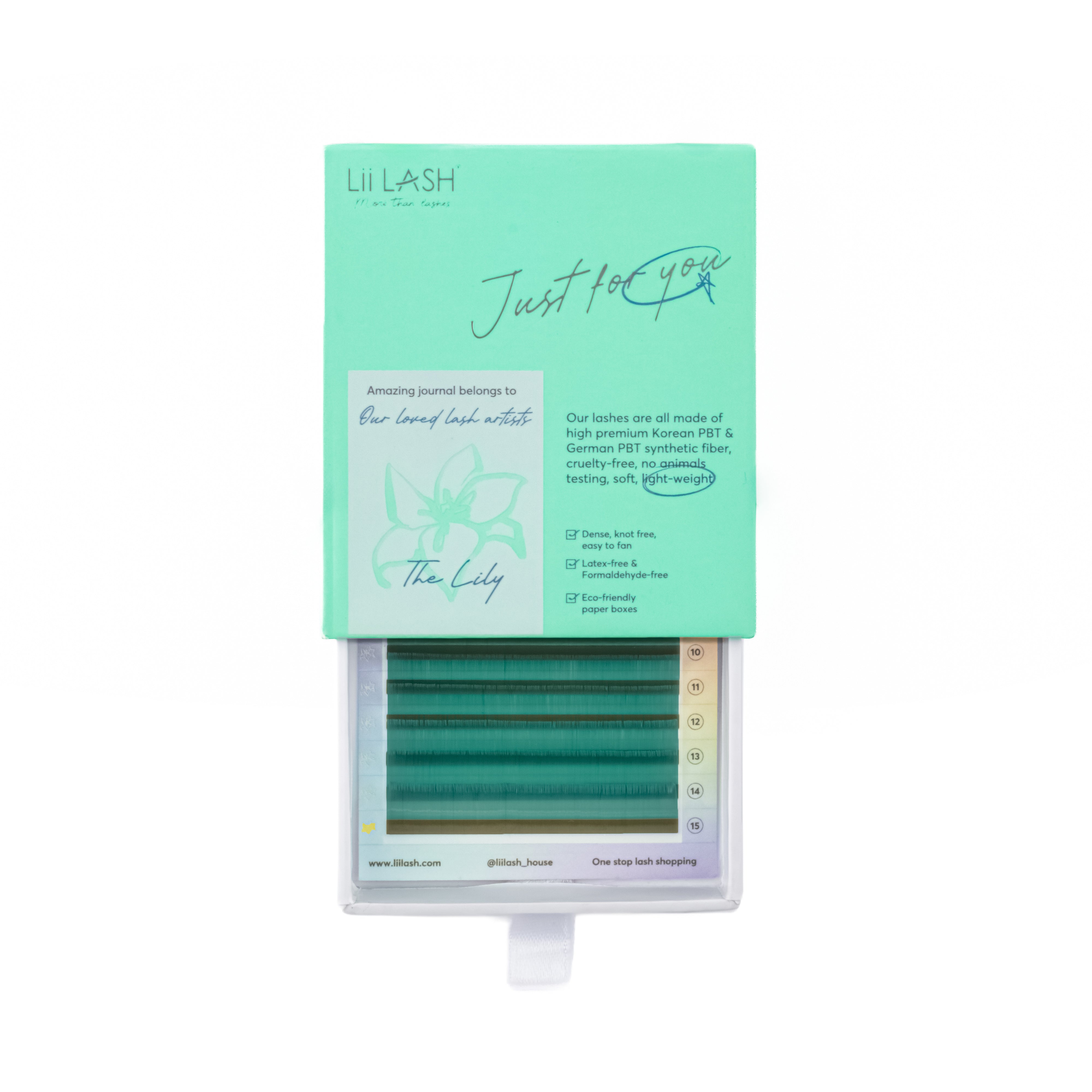 Aqua-Blue-Colored-Lashes-0.05mm