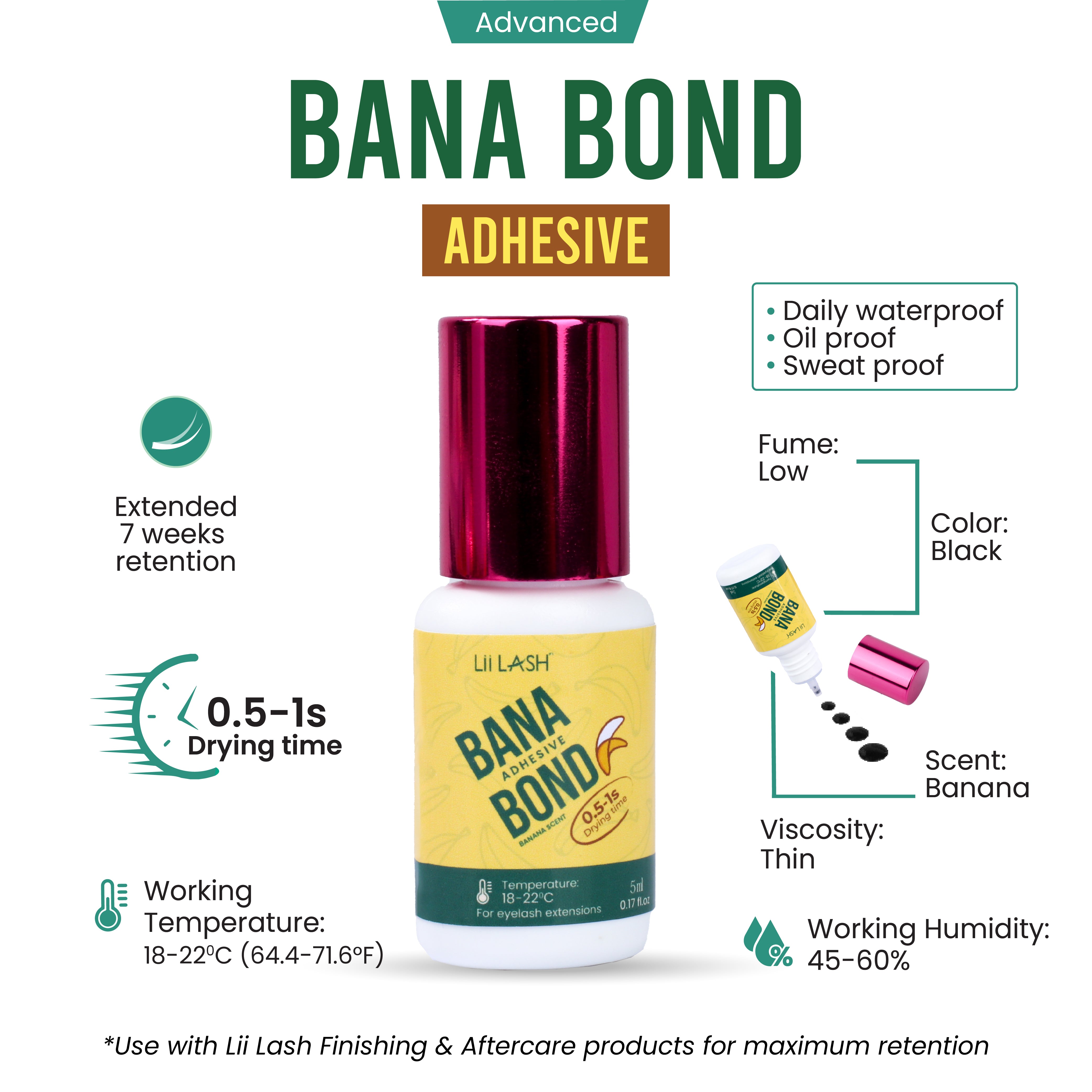 Bana Bond Adhesive - Banana scent (0.5s - 1s)