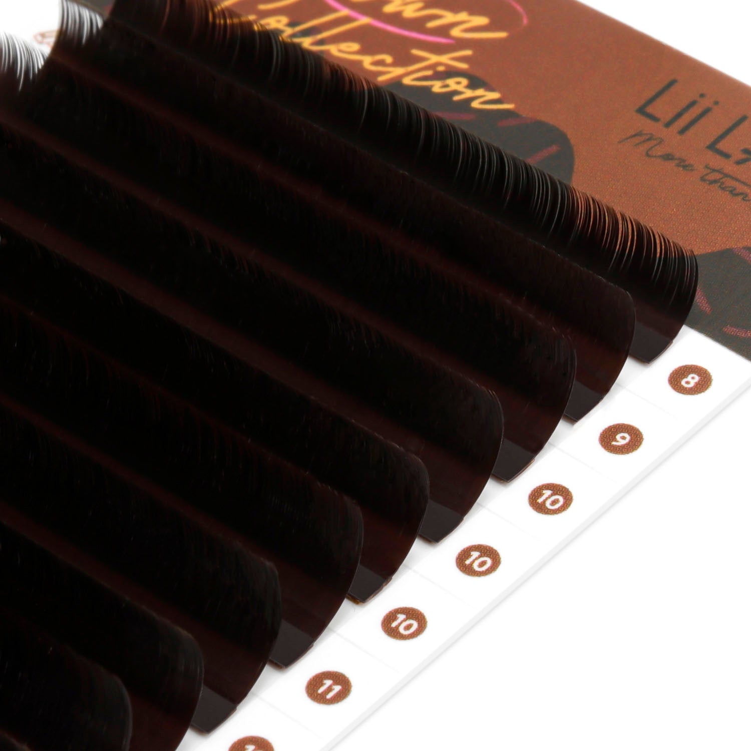 Black-Brown-colored-lashes-0.05mm-macro-angled