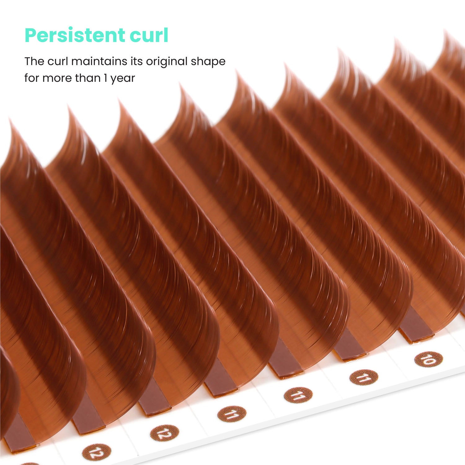 Caramel-Brown-colored-lashes-0.07mm-stable-curl