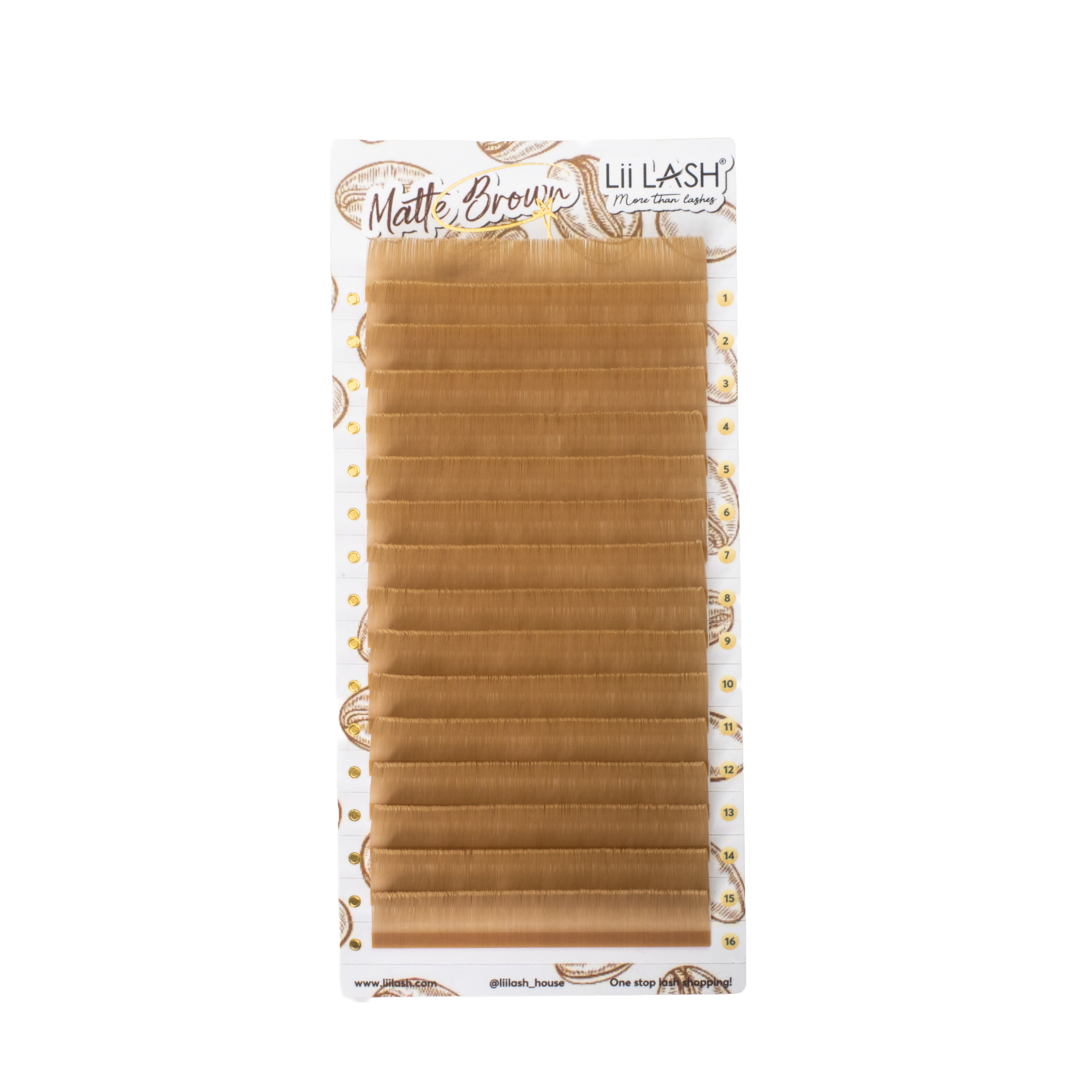 Matte Brown Lashes - Wild Dune