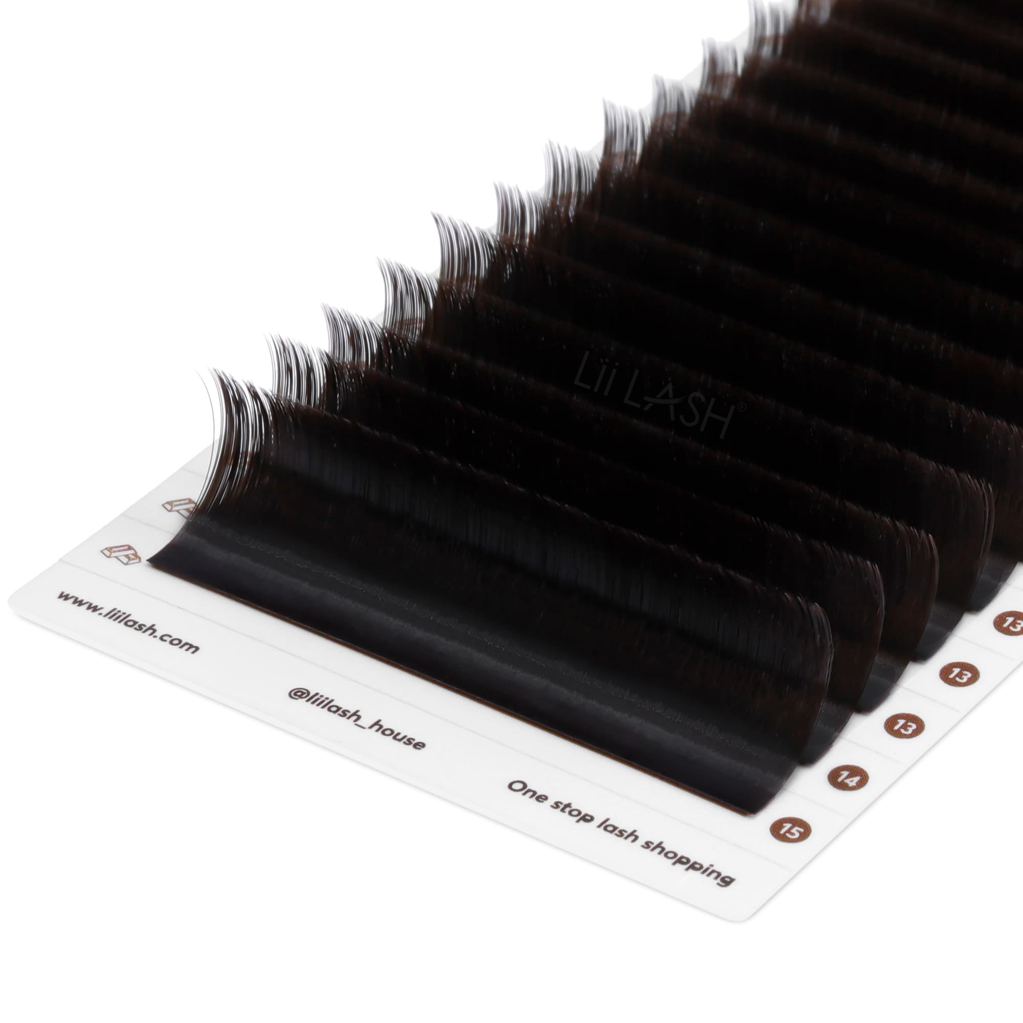 Dark brown eyelash extension 0.03mm