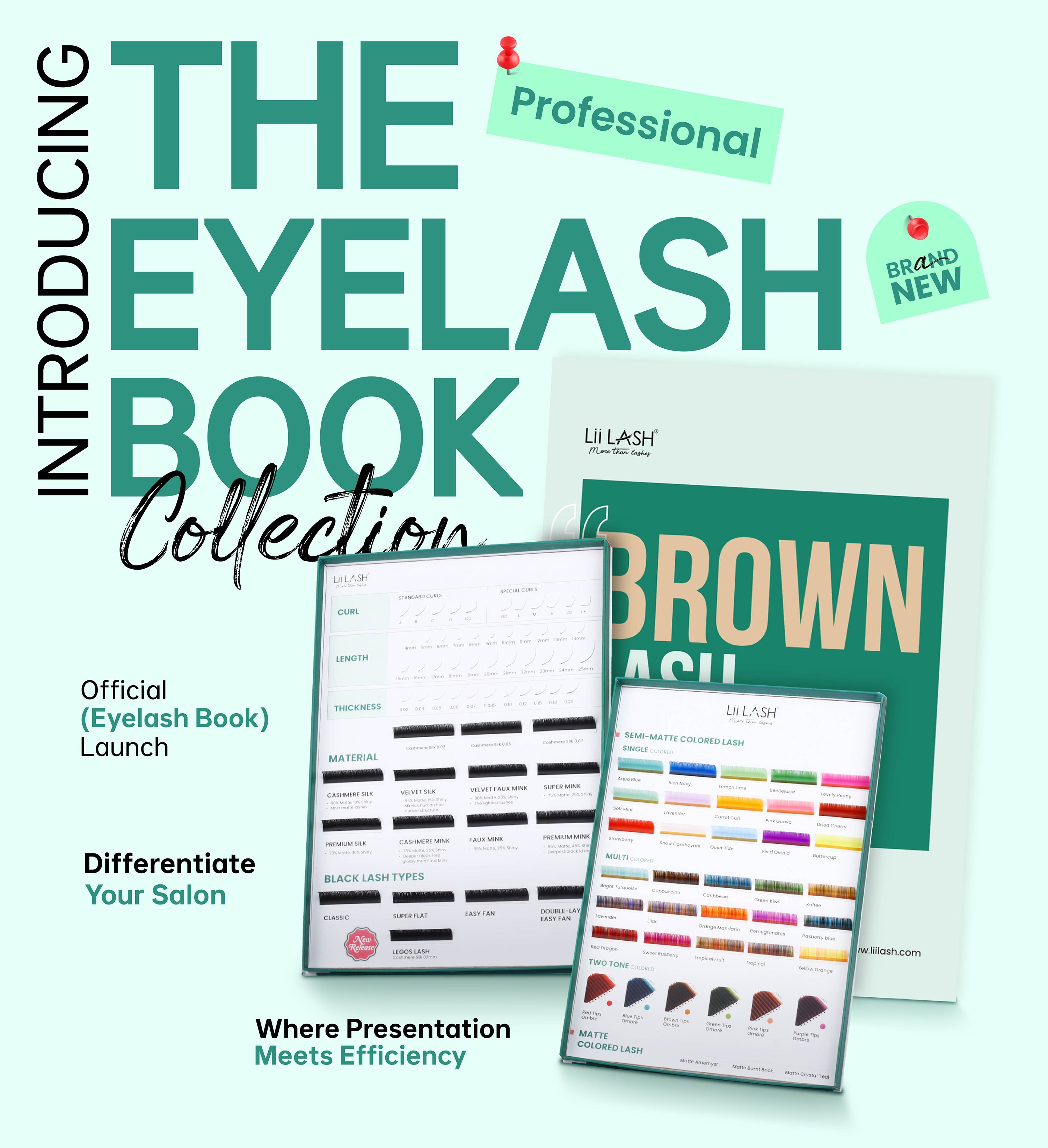 Eyelash Book - An Exquisite Lash Collection, All in One Book