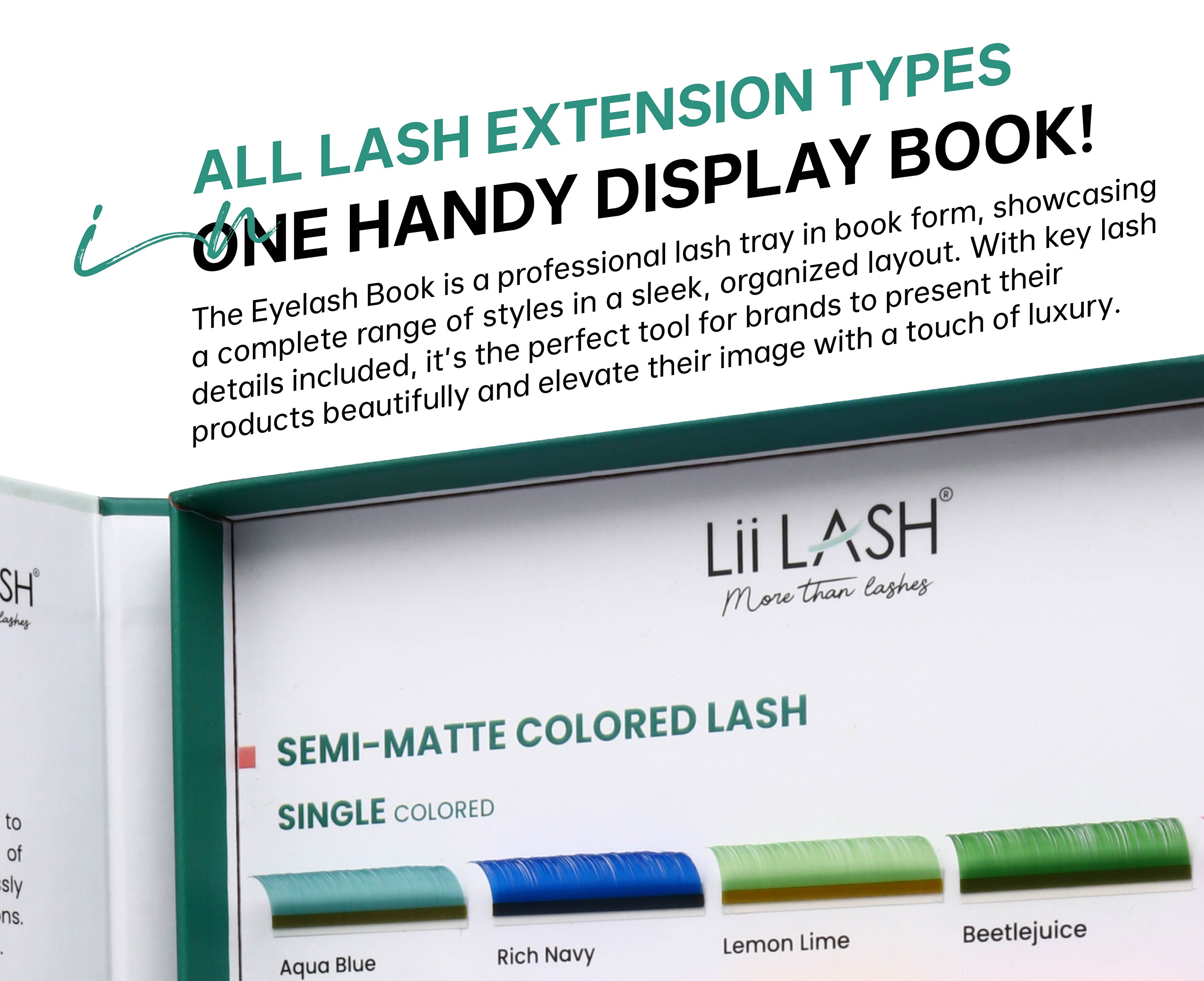 Eyelash Book - An Exquisite Lash Collection, All in One Book