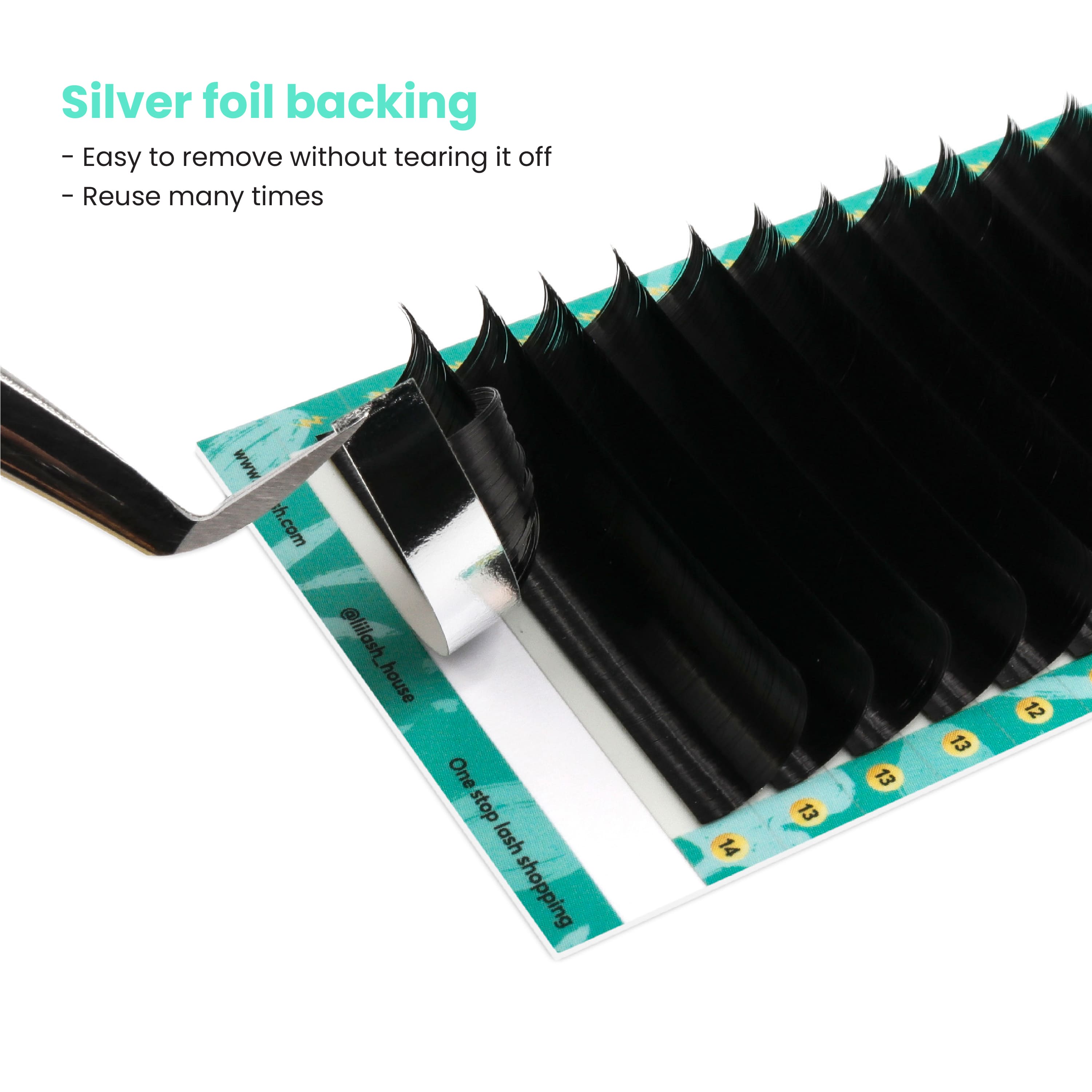 Faux-mink-volume-lashes-0.085mm-Silver-foil-backing