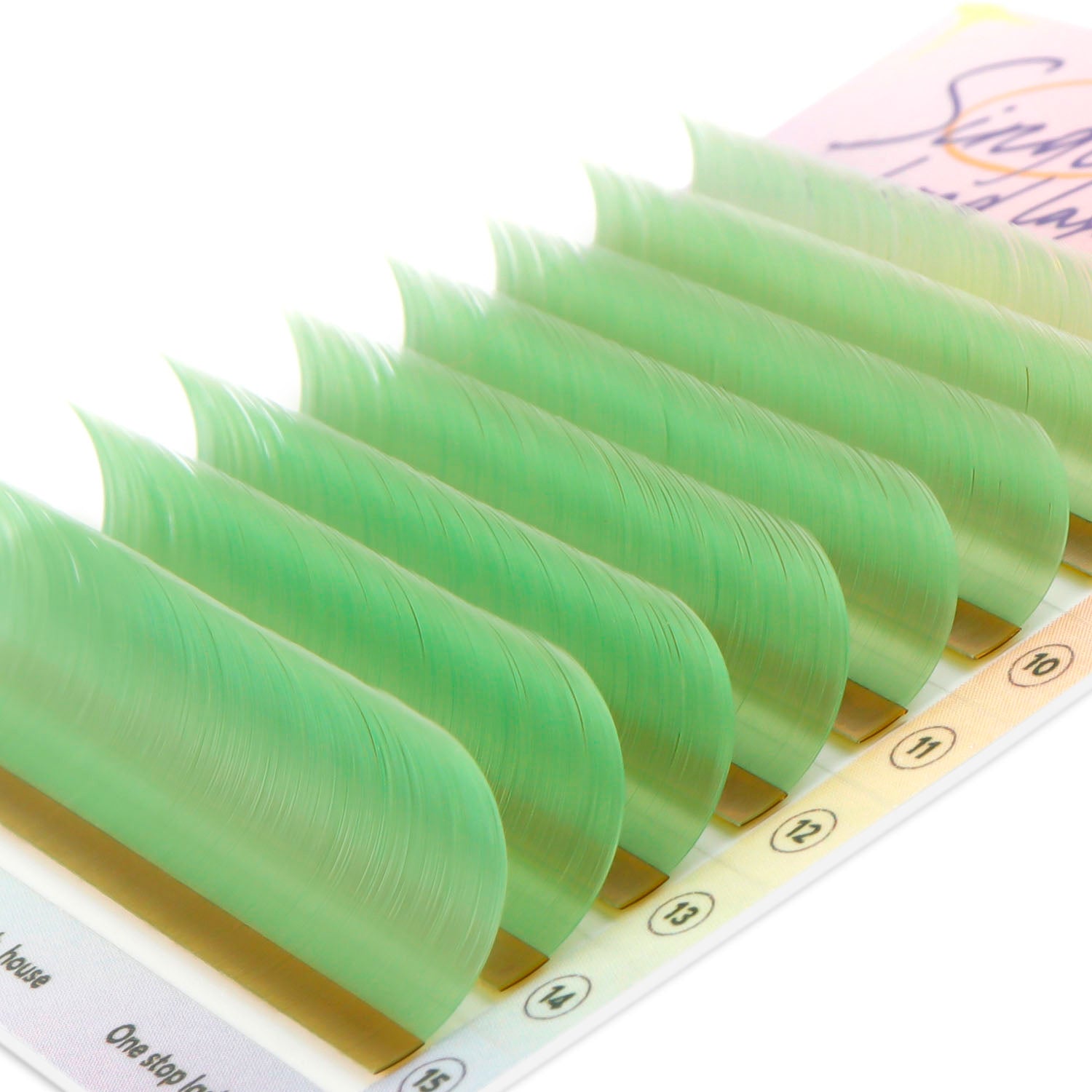 Green-Apple-Colored-Lashes-0.07mm-stable-curl