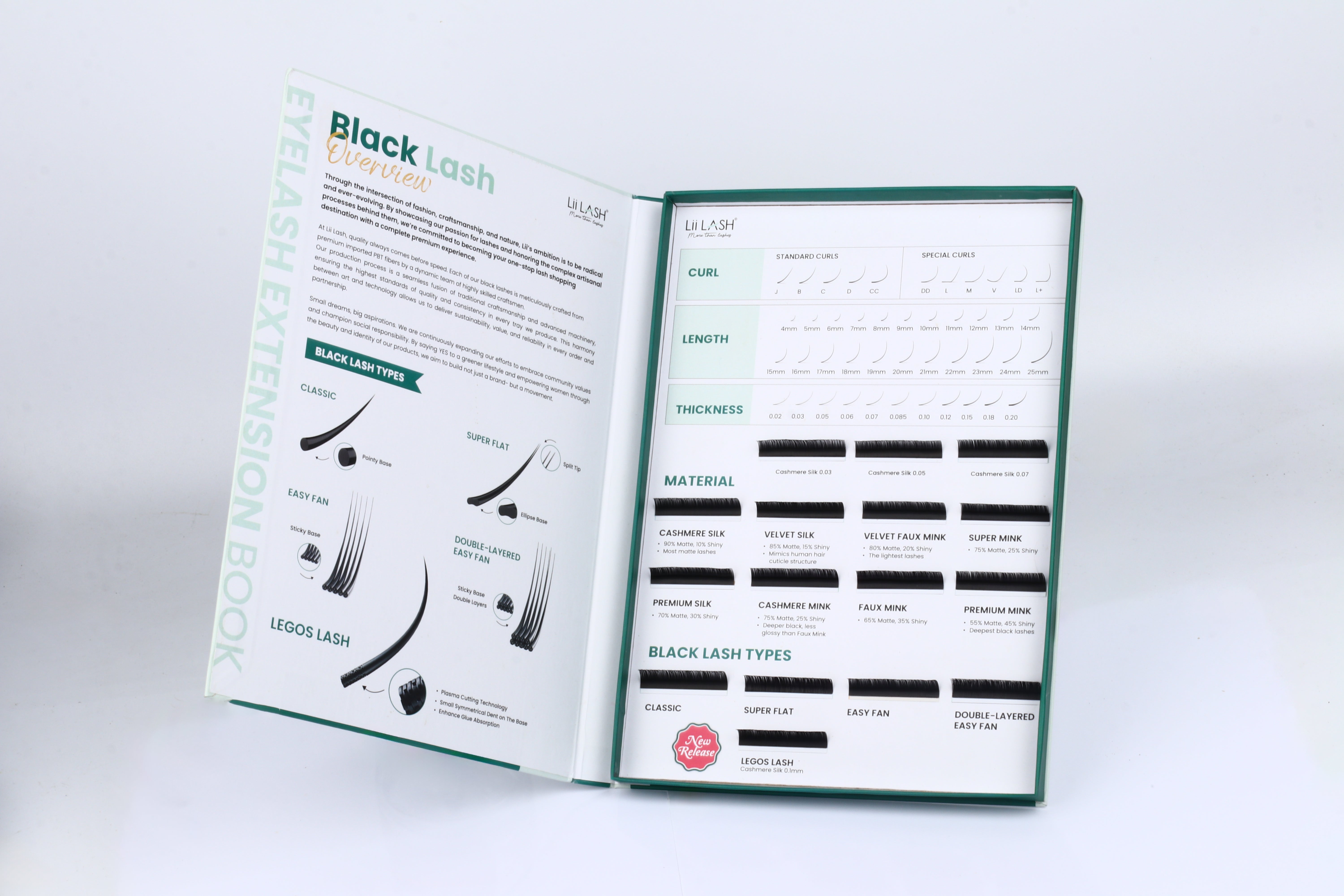 Eyelash Book - An Exquisite Lash Collection, All in One Book