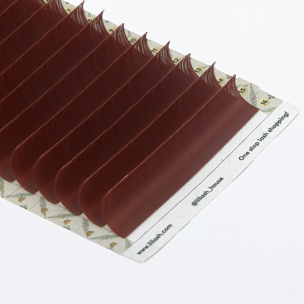 Matte Colored Lashes - Berry Knit