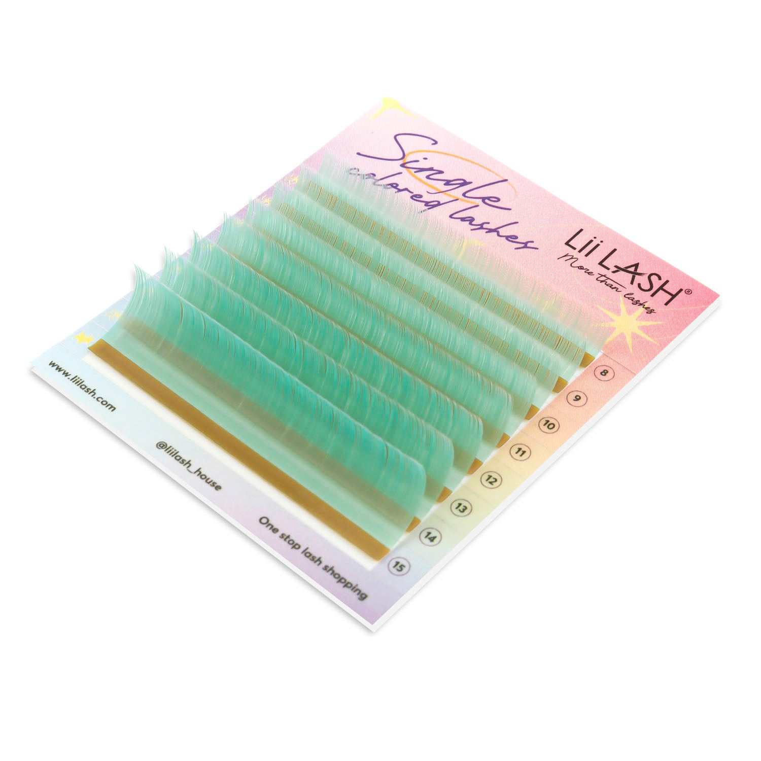 Jade-Green-Colored-Lashes-0.05mm