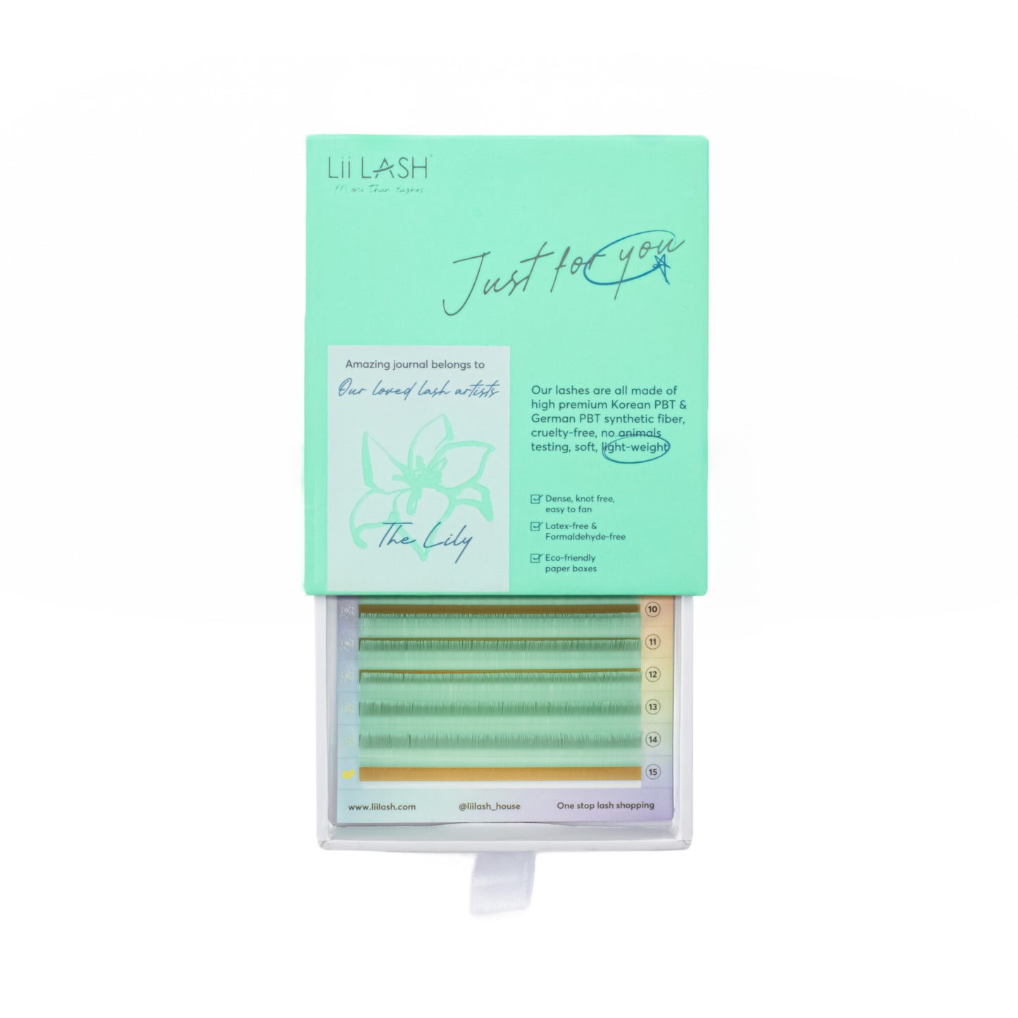 Jade-Green-Colored-Lashes-0.07mm