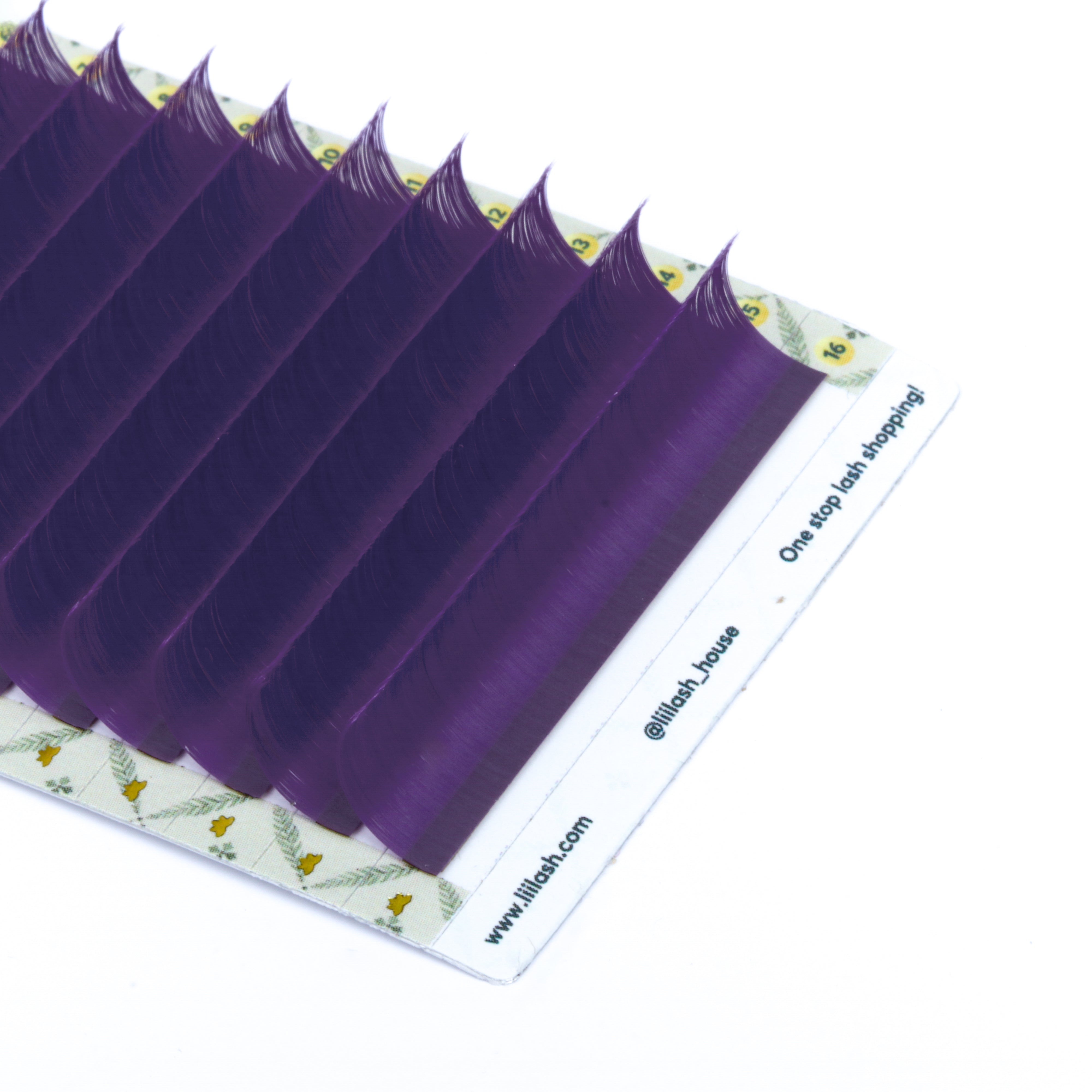 Matte Colored Lashes - Dawn Purple