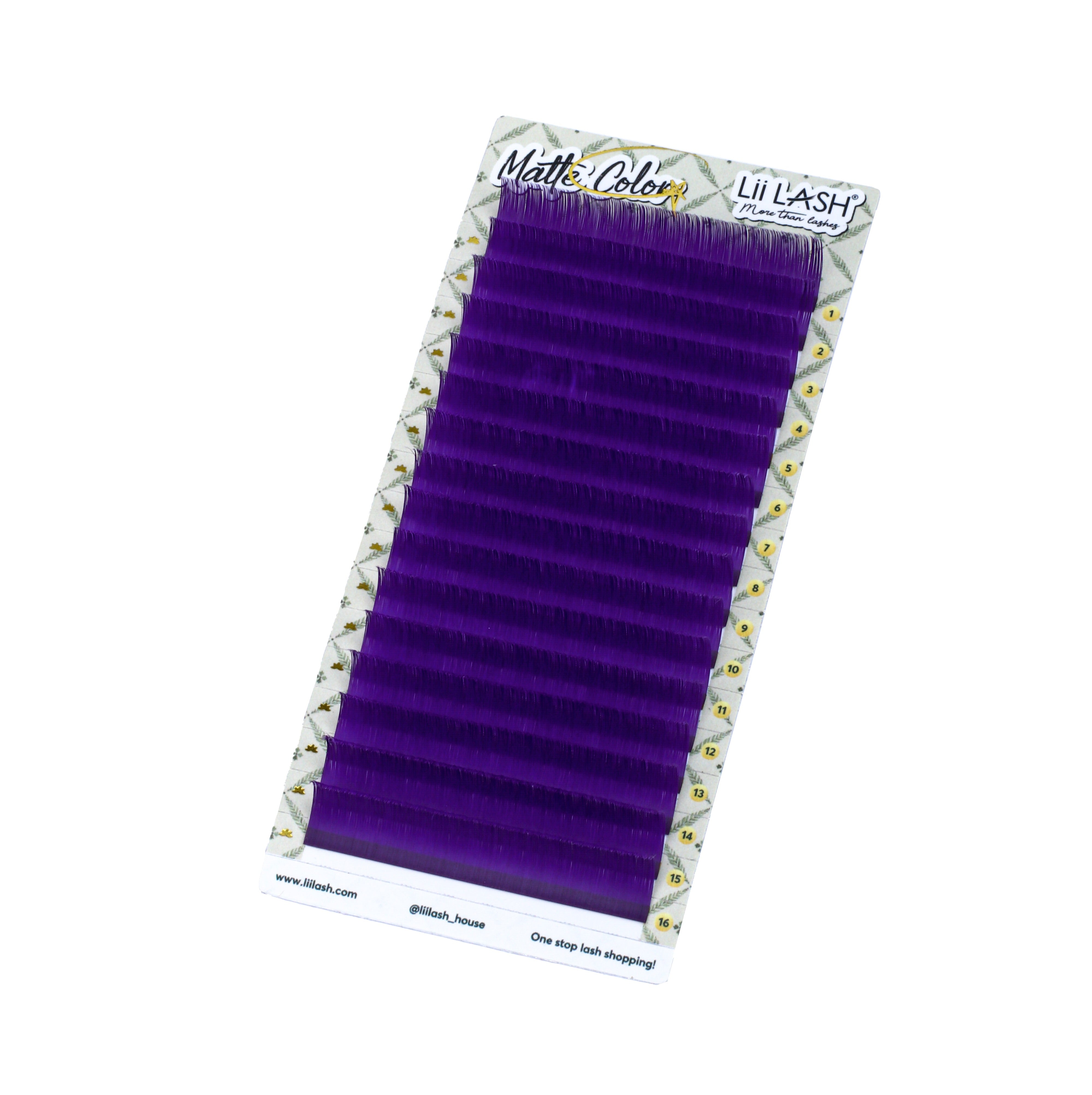 Matte Colored Lashes - Witch Spell