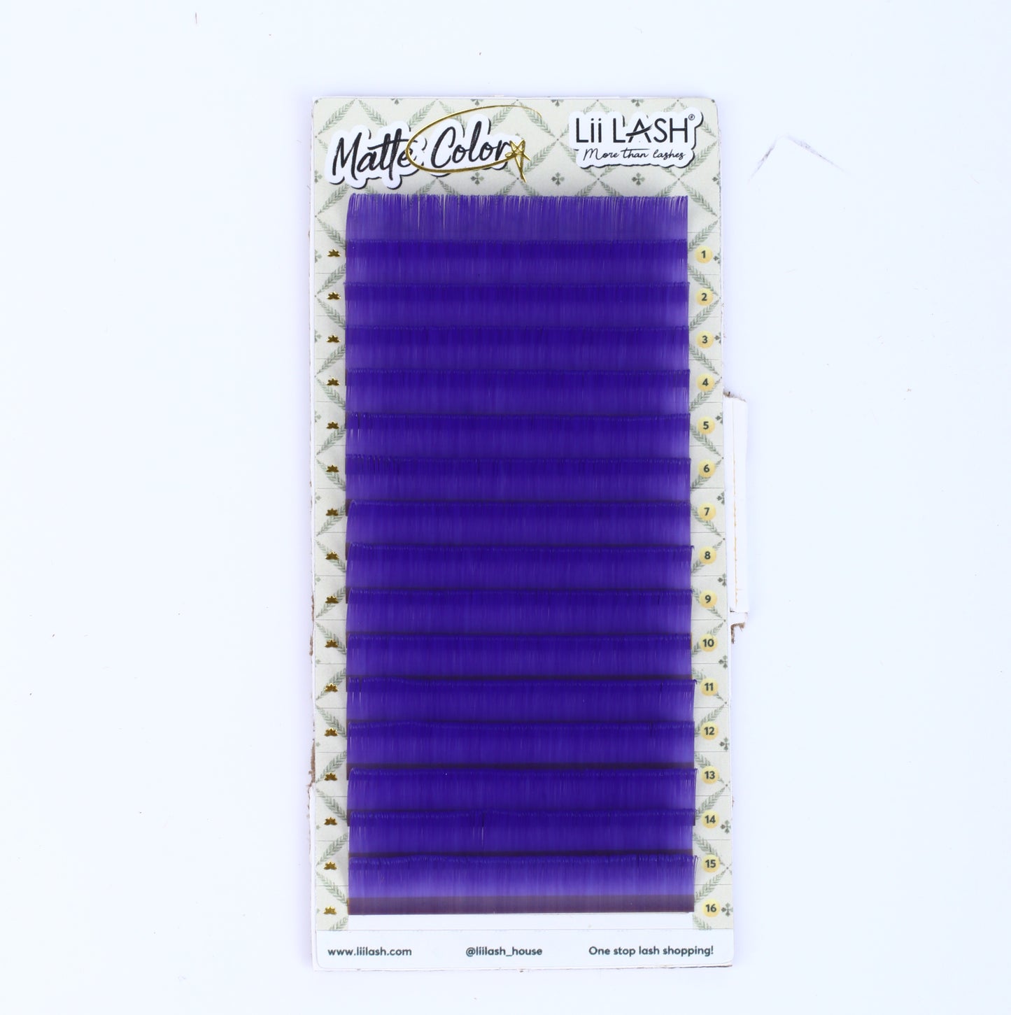 Matte Colored Lashes - Witch Spell