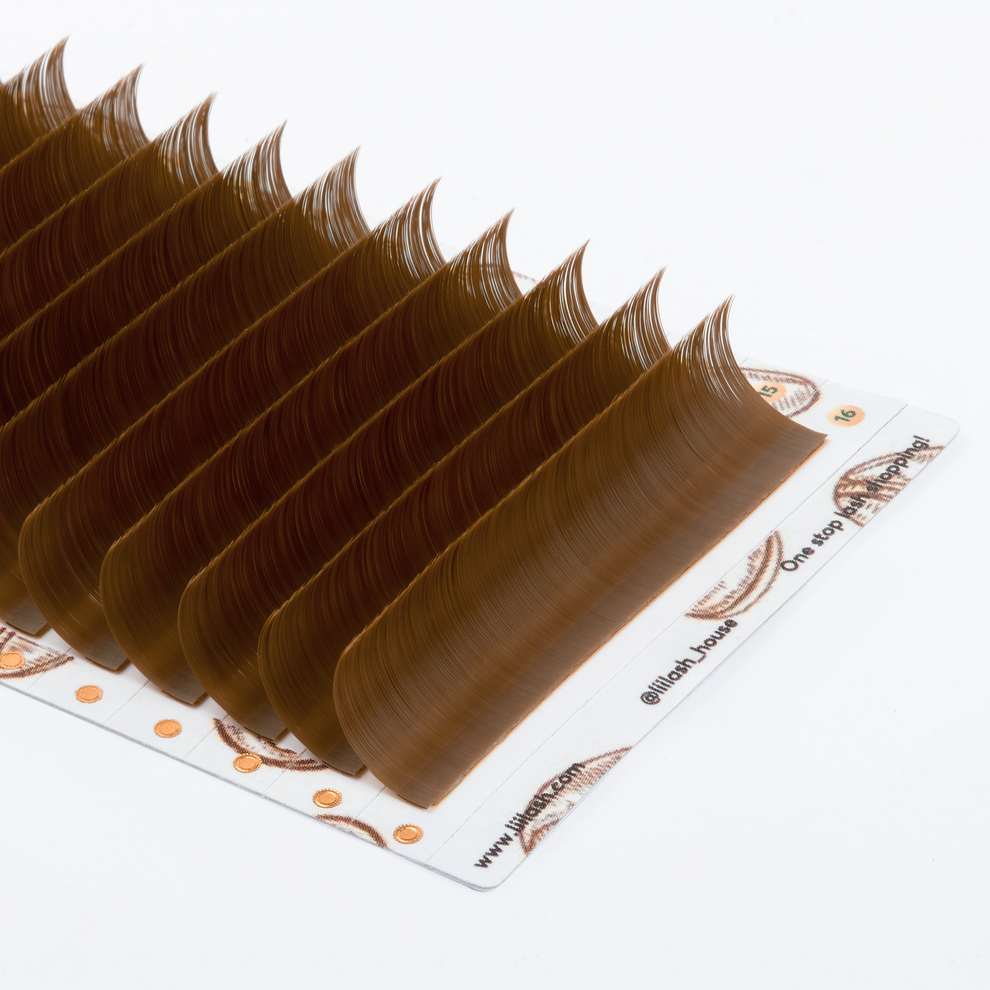 Matte Brown Lashes - Croissant