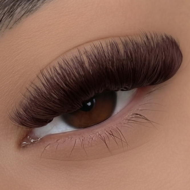 Matte Brown Lashes - Indigo Night