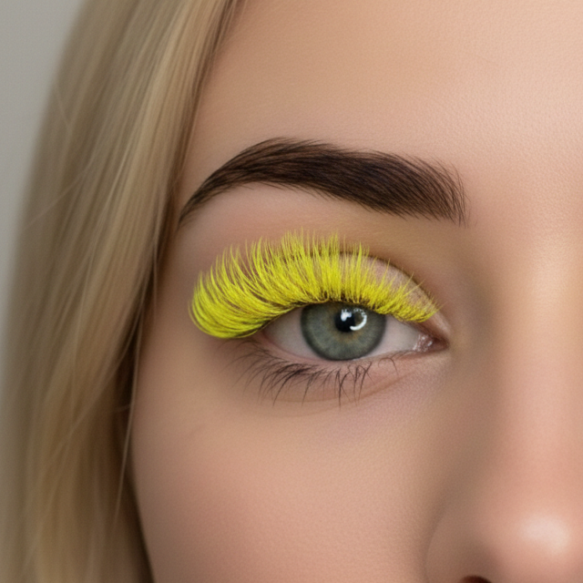 Matte Colored Lashes - Spice Pumpkin