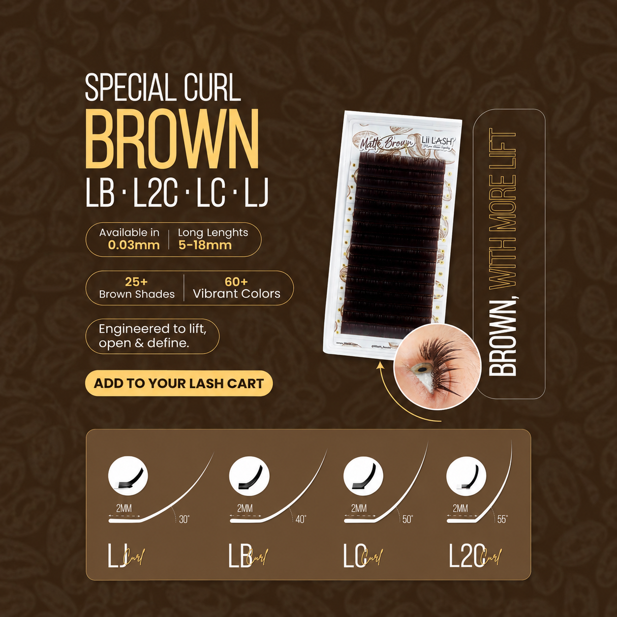 Lii Lash Special Curl Colored Lashes