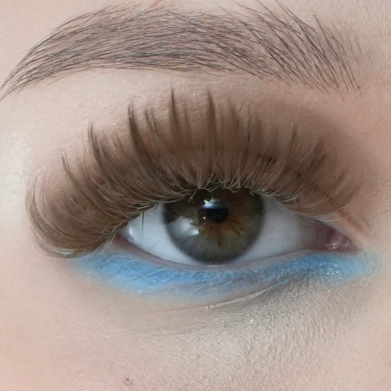 Matte Colored Lashes - Taupe Olive