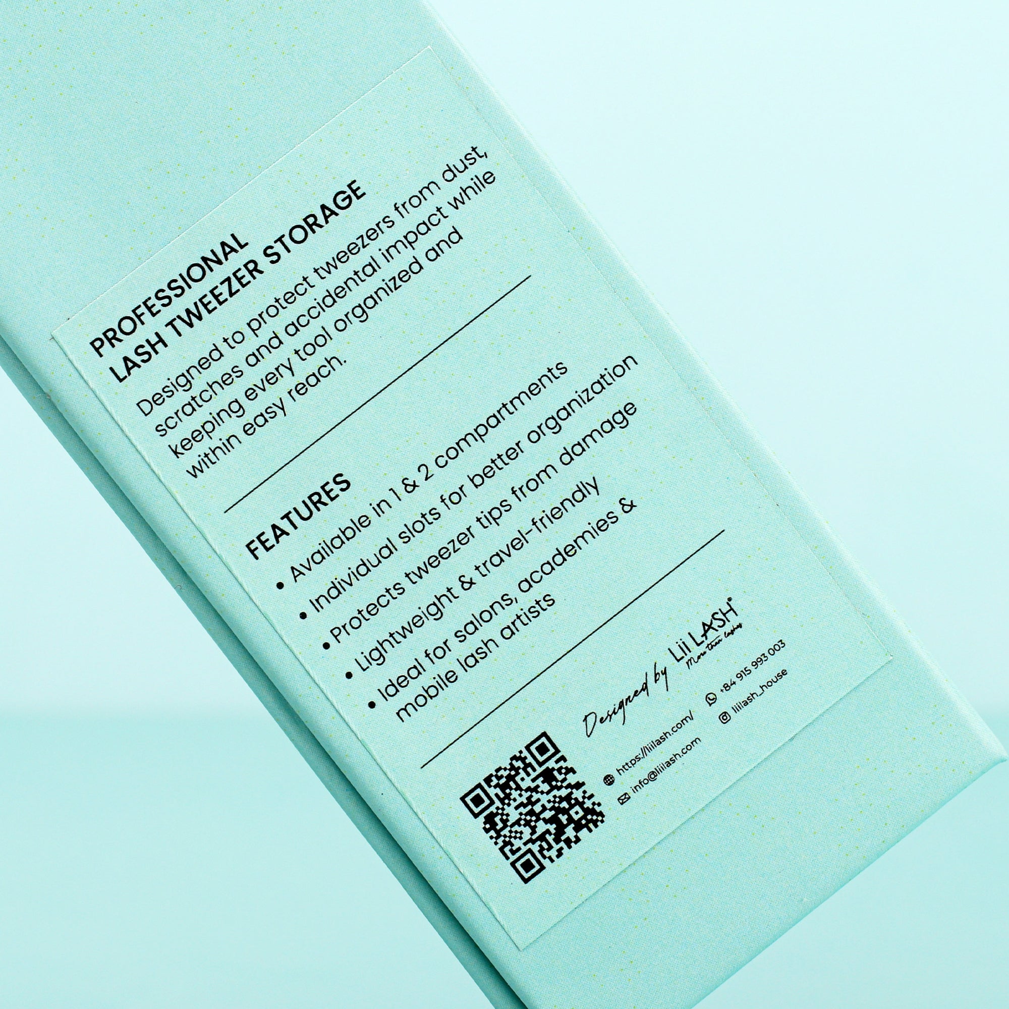 LII LASH PROFESSIONAL TWEEZER CASE