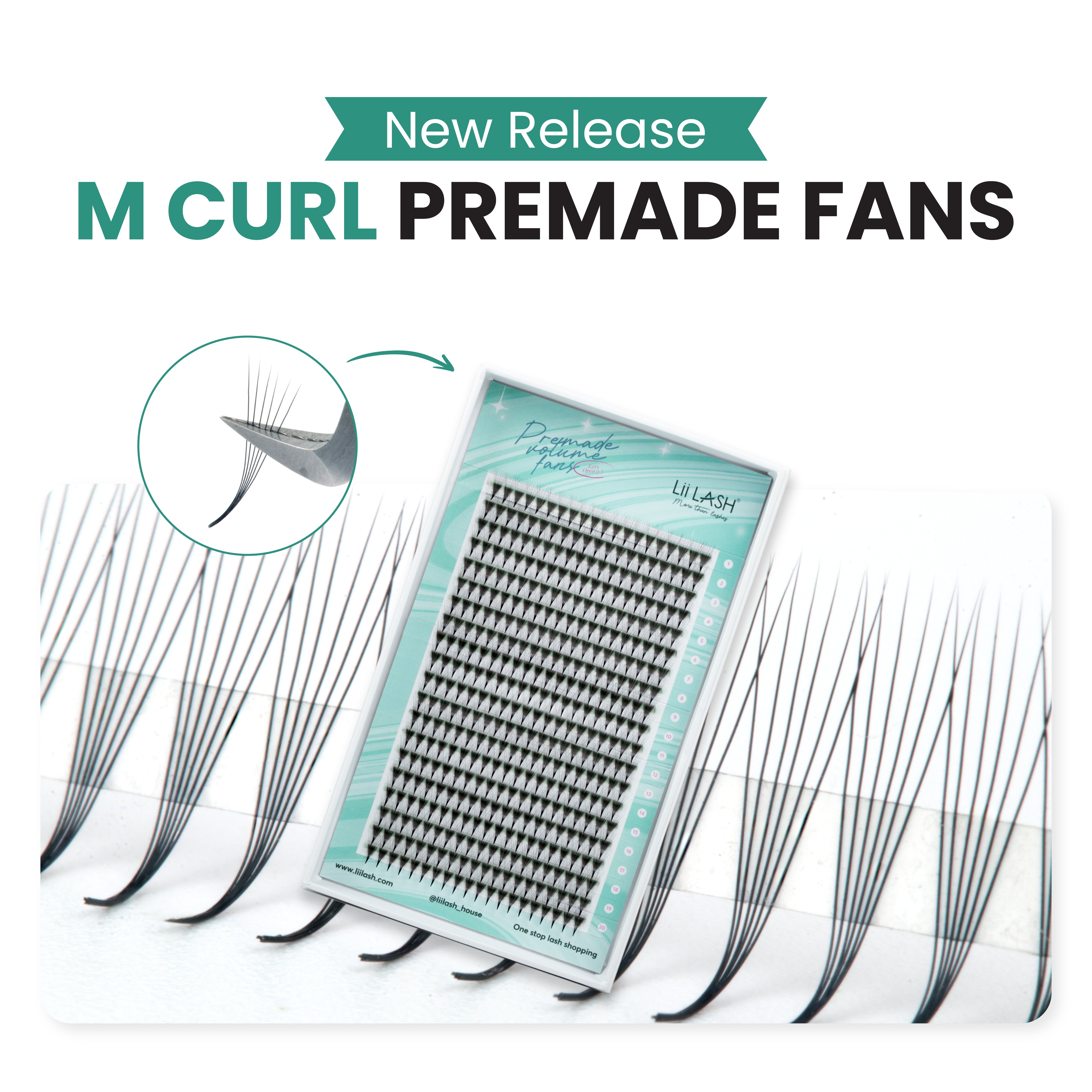 M Curl Premade Fans