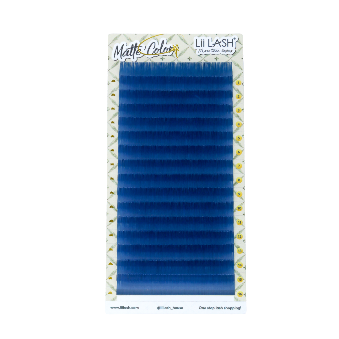 Matte Colored Lashes - Ocean Ice