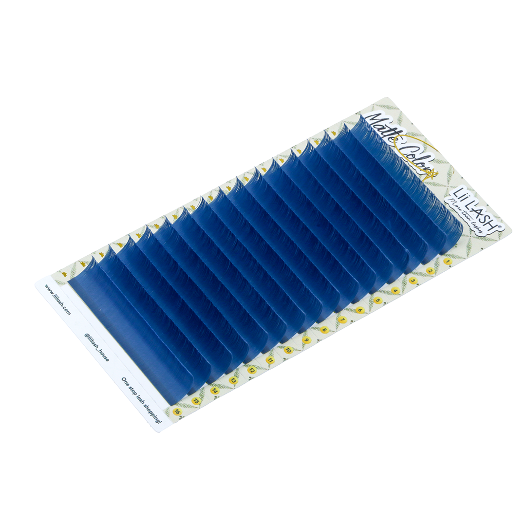 Matte Colored Lashes - Ocean Ice