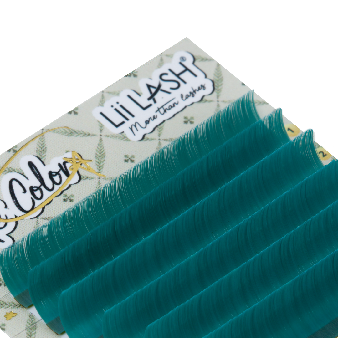 Matte Colored Lashes - Crystal Teal