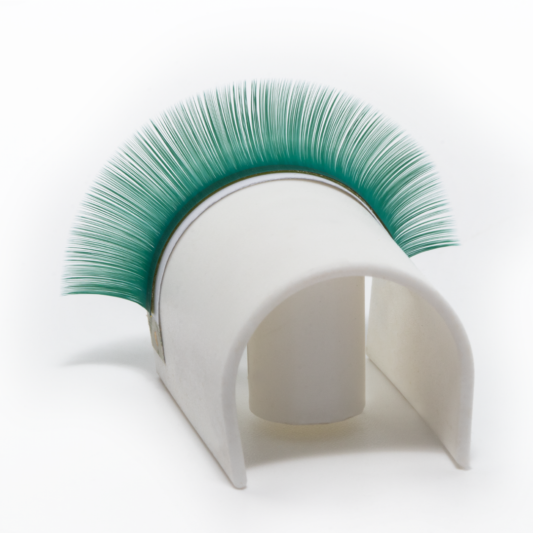 Matte Colored Lashes - Crystal Teal