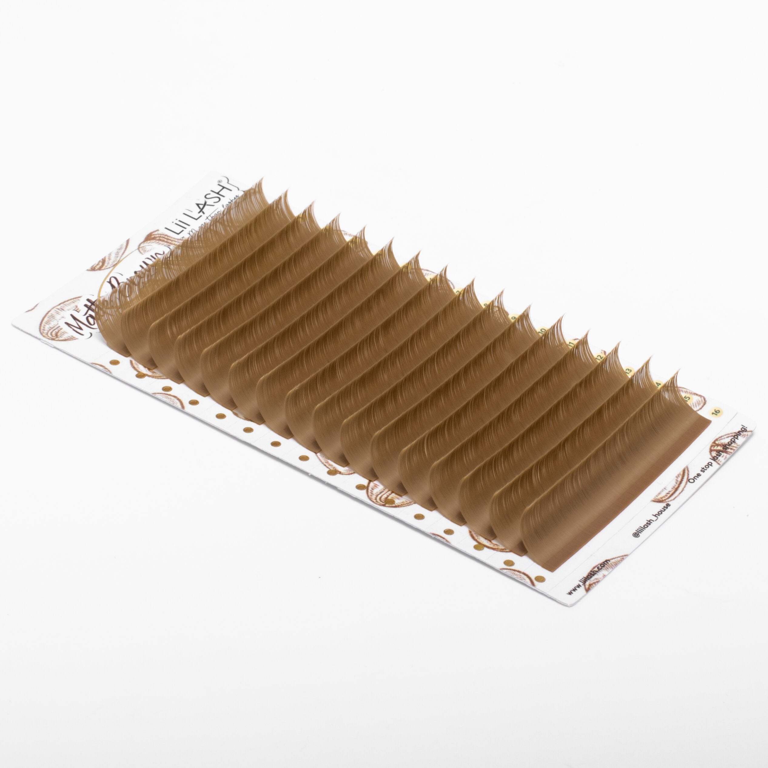 Matte Brown Lashes - Milky Brown