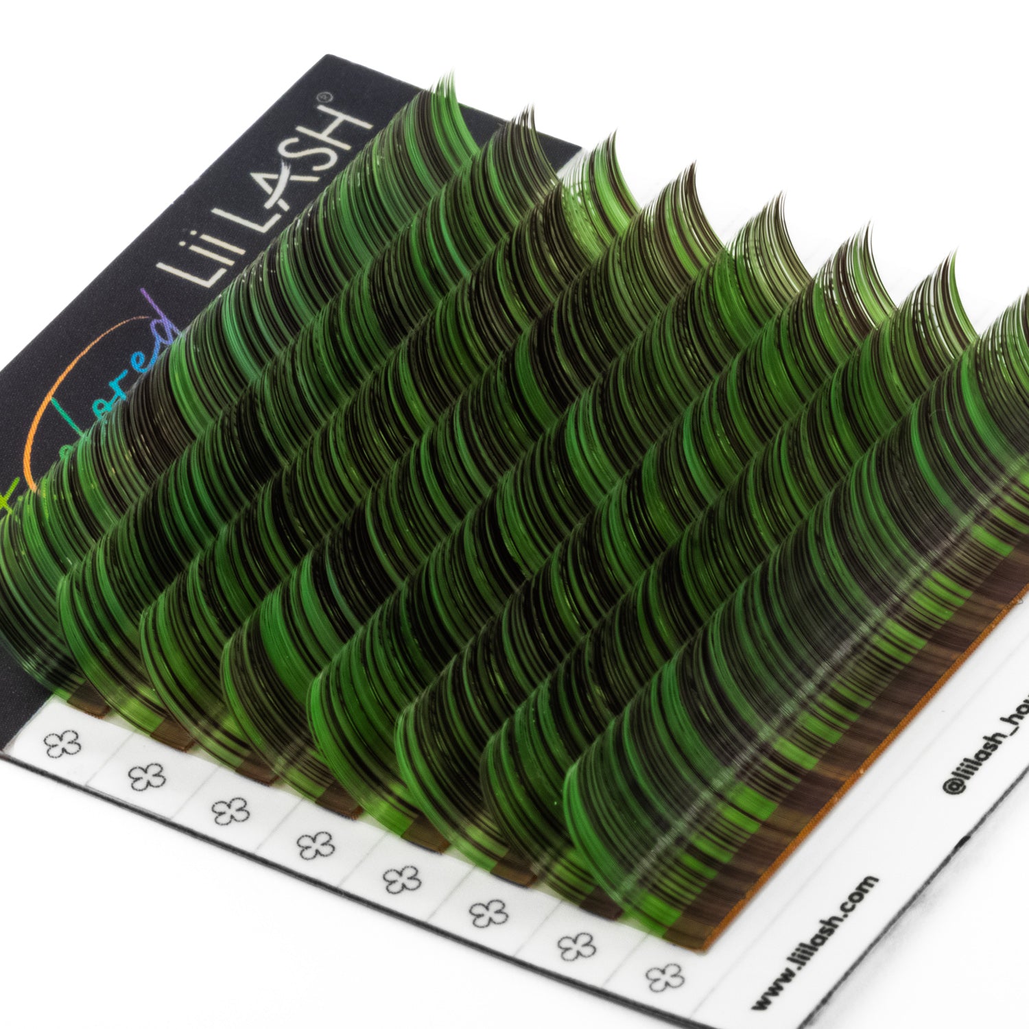 Multicolored - Green Kiwi Lashes - 0.07mm