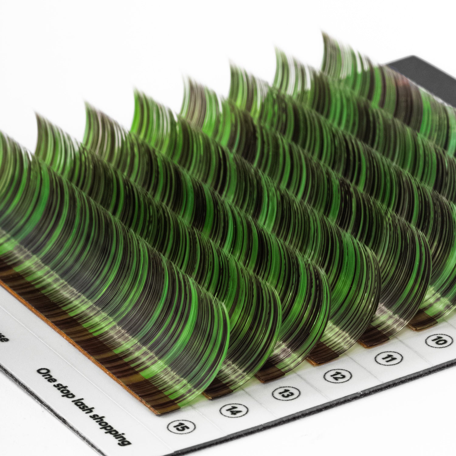 Multicolored - Green Kiwi Lashes - 0.07mm