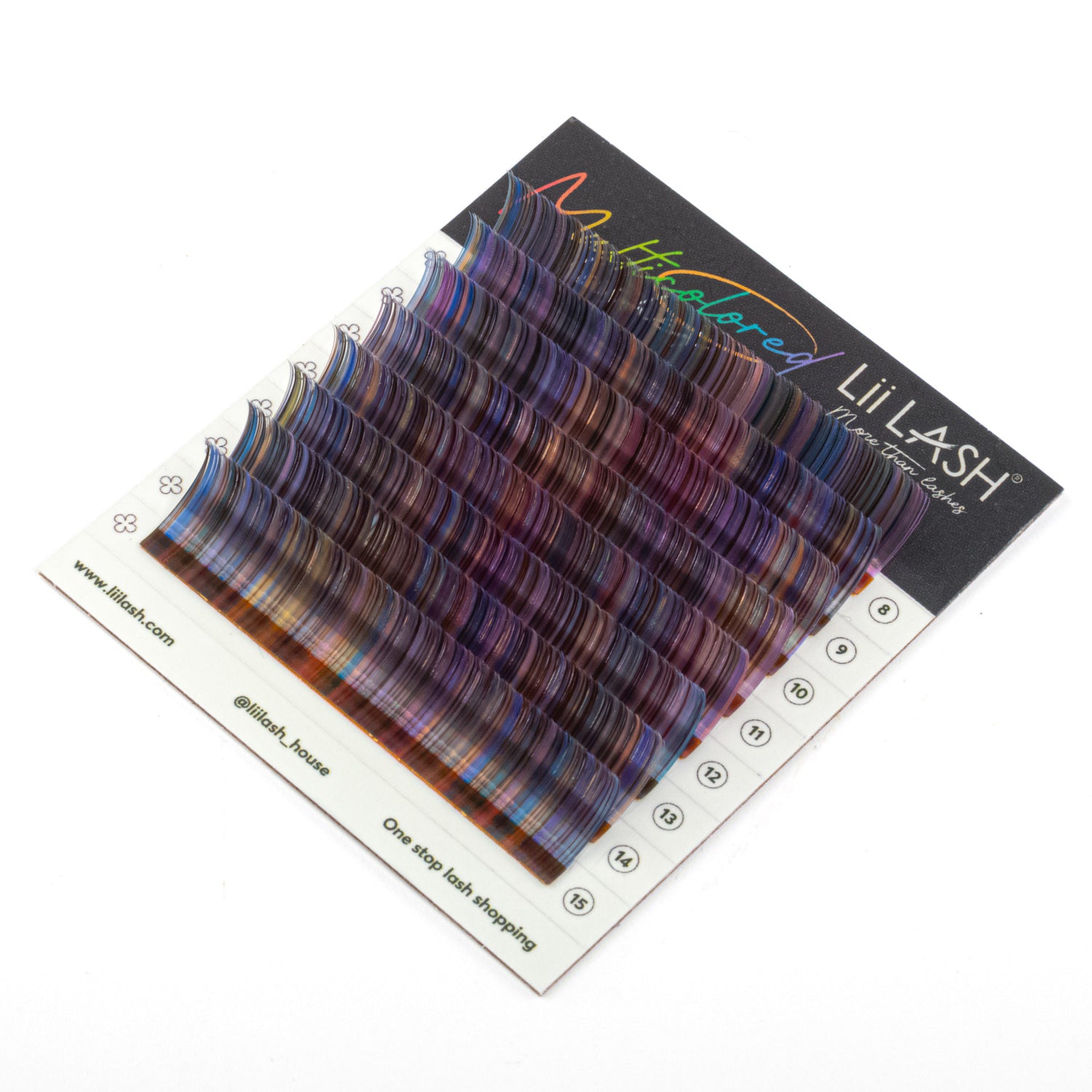 Multicolored - Lavender Lashes - 0.07mm