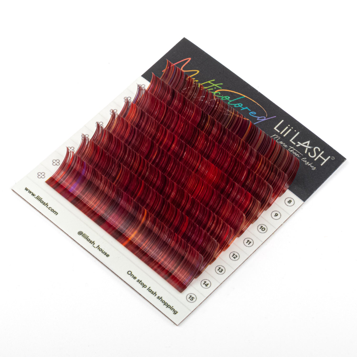 Multicolored - Pomegranates Lashes - 0.07 mm