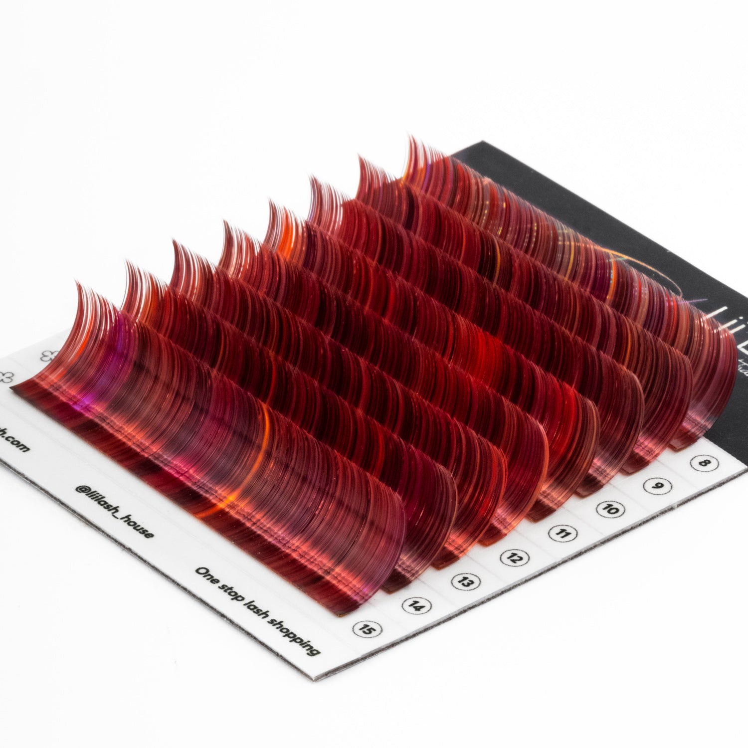 Multicolored - Pomegranates Lashes - 0.07 mm