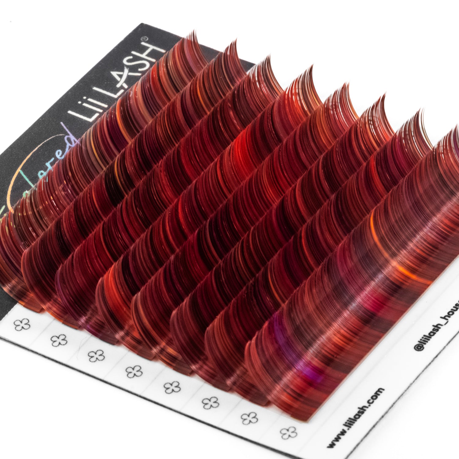 Multicolored - Pomegranates Lashes - 0.07 mm