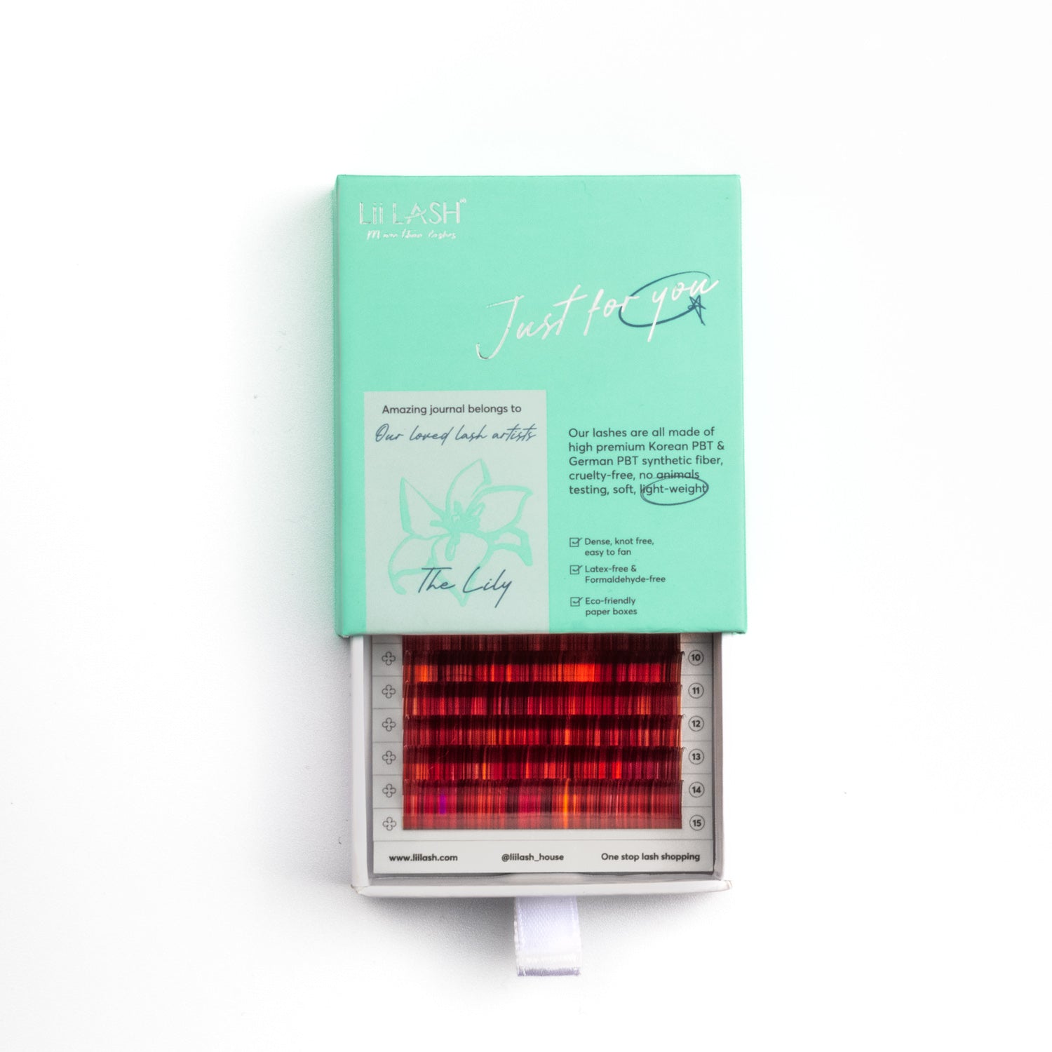 Multicolored - Pomegranates Lashes - 0.07 mm