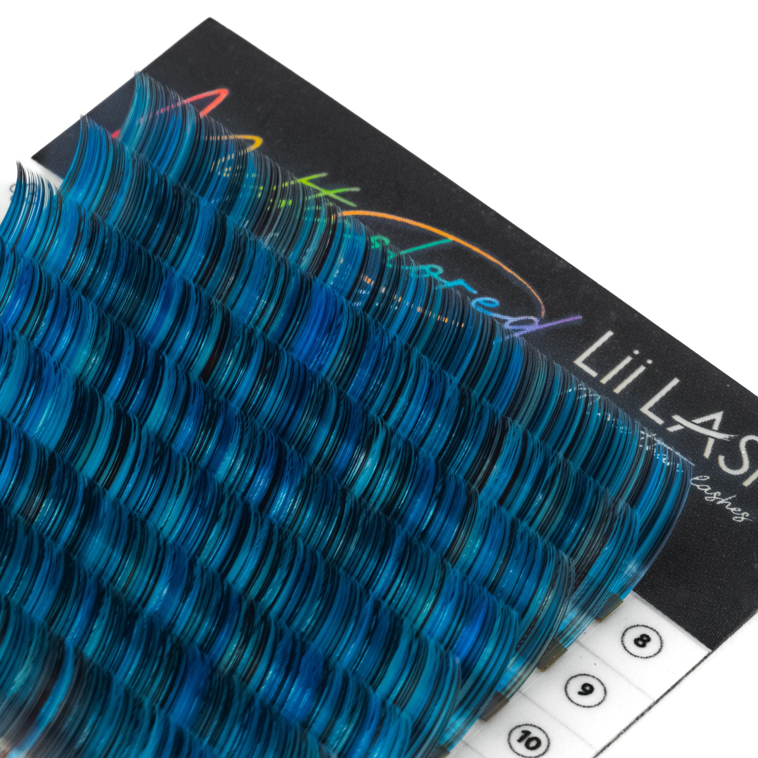 Multicolored - Rasberry Blue Lashes - 0.07mm