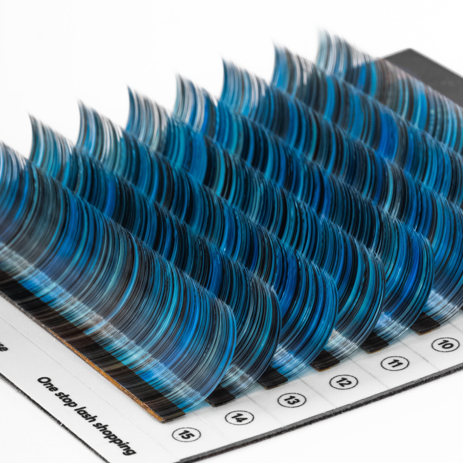 Multicolored - Rasberry Blue Lashes - 0.07mm