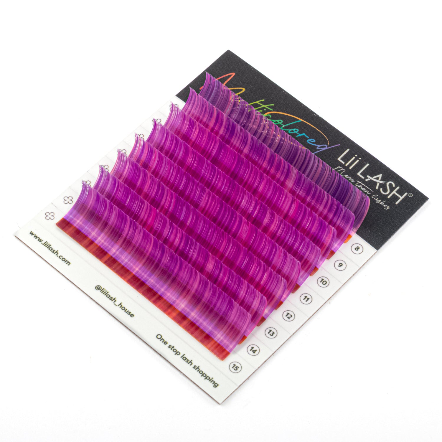 Multicolored - Red Dragon Lashes - 0.07mm