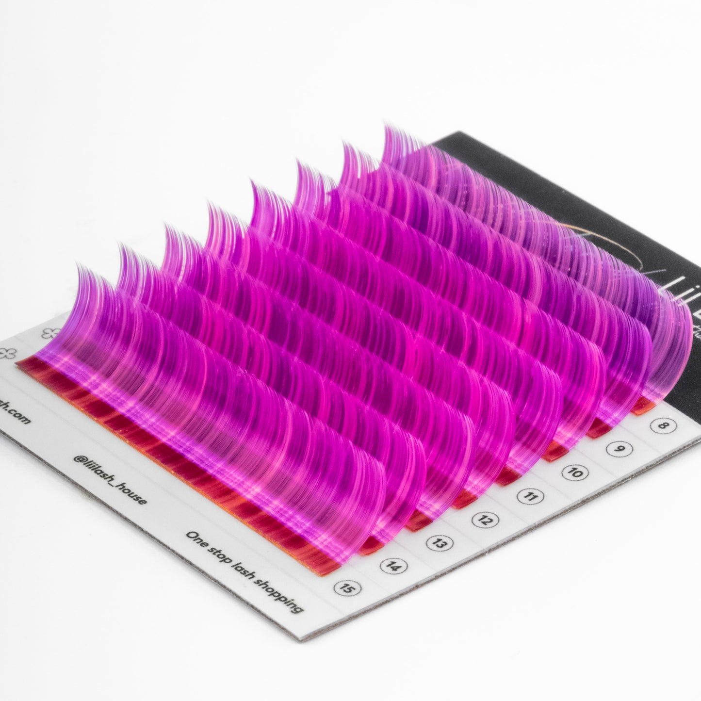 Multicolored - Red Dragon Lashes - 0.07mm
