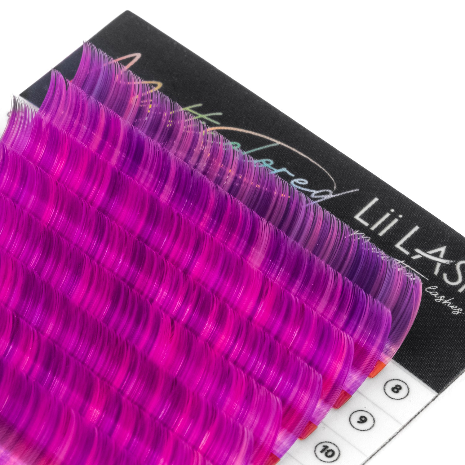 Multicolored - Red Dragon Lashes - 0.07mm