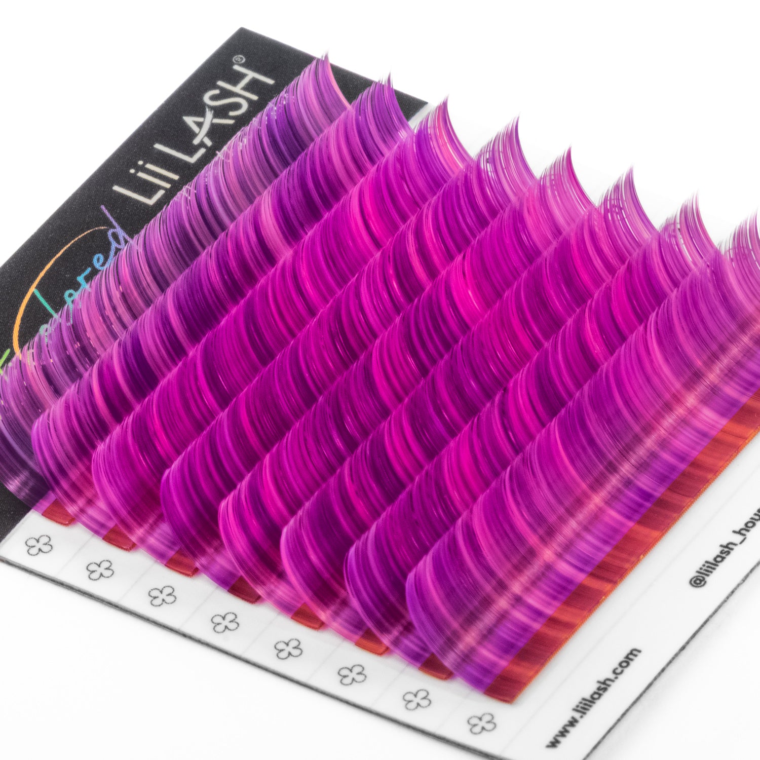 Multicolored - Red Dragon Lashes - 0.07mm