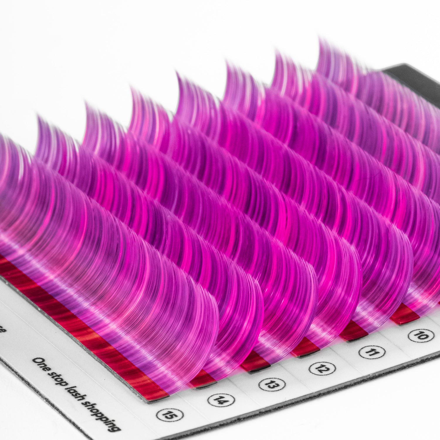 Multicolored - Red Dragon Lashes - 0.07mm