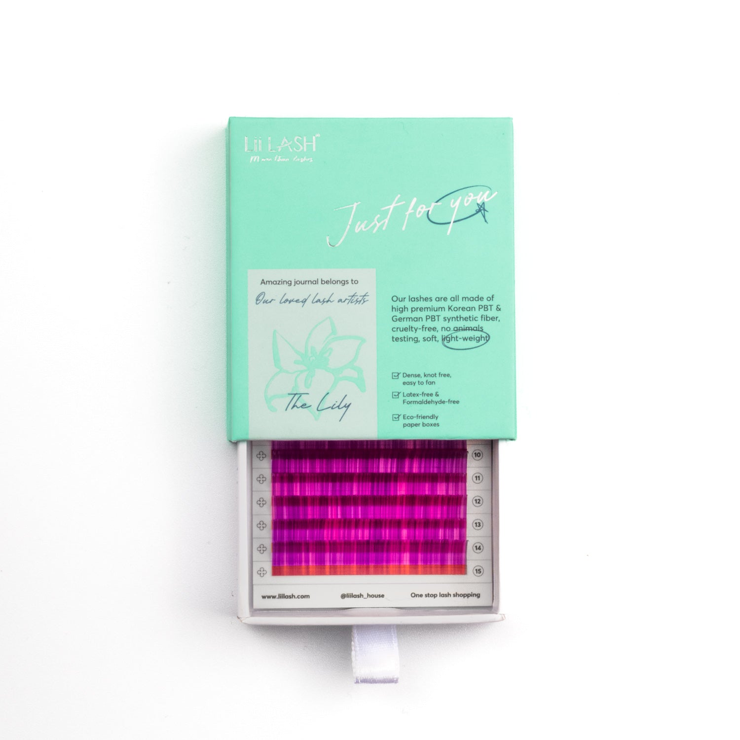 Multicolored - Red Dragon Lashes - 0.07mm