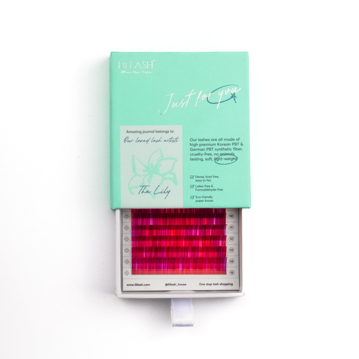 Multicolored - Sweet Rasberry Lashes - 0.07mm